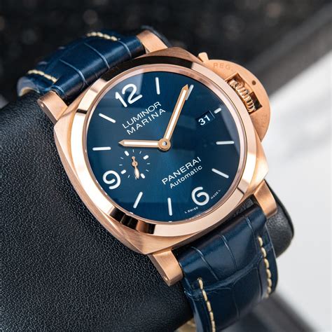 [WTS/WTT] Panerai Luminor Marina 44mm, Rose gold, blue dial .